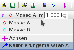 Tracker aktives Objekt auswählen