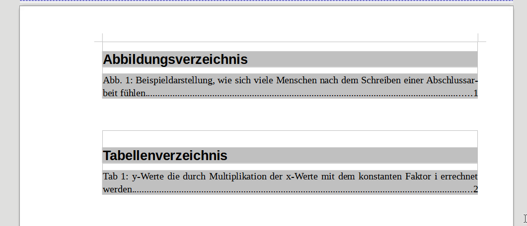 Abbildungs- und Tabellenverzeichnis im Text