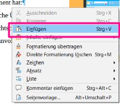 Writer: Bild mit Rechtsklick einfügen