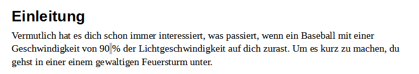 Zitationsabsatz in LibreOffice