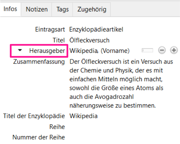 Wikipedia Eintrag zum Ölfleckversuch